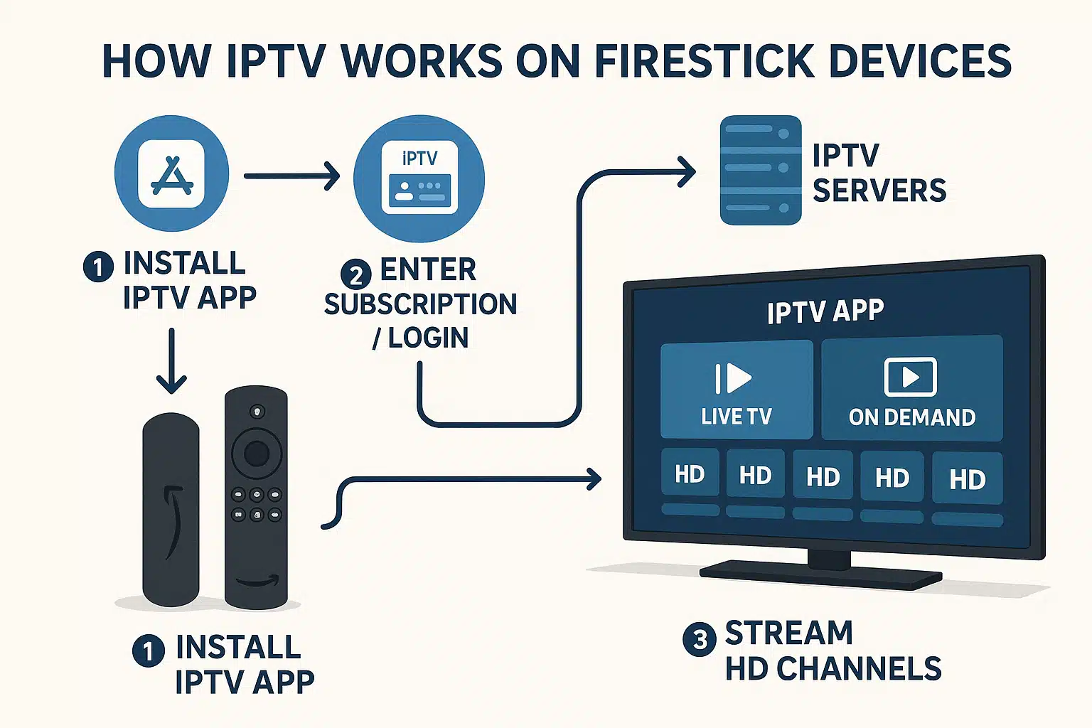 How IPTV works on Firestick?