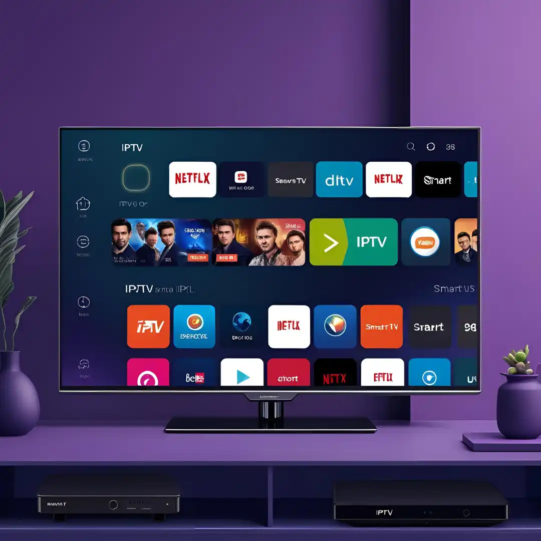 IPTV app running smoothly on Sony Smart TV with HD and 4K content