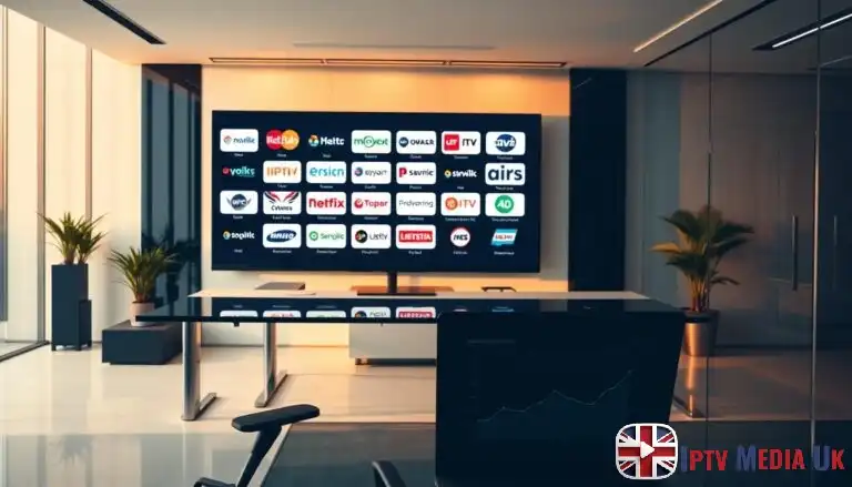 Best IPTV service in UK delivering high-quality, buffer-free live streaming and on-demand content