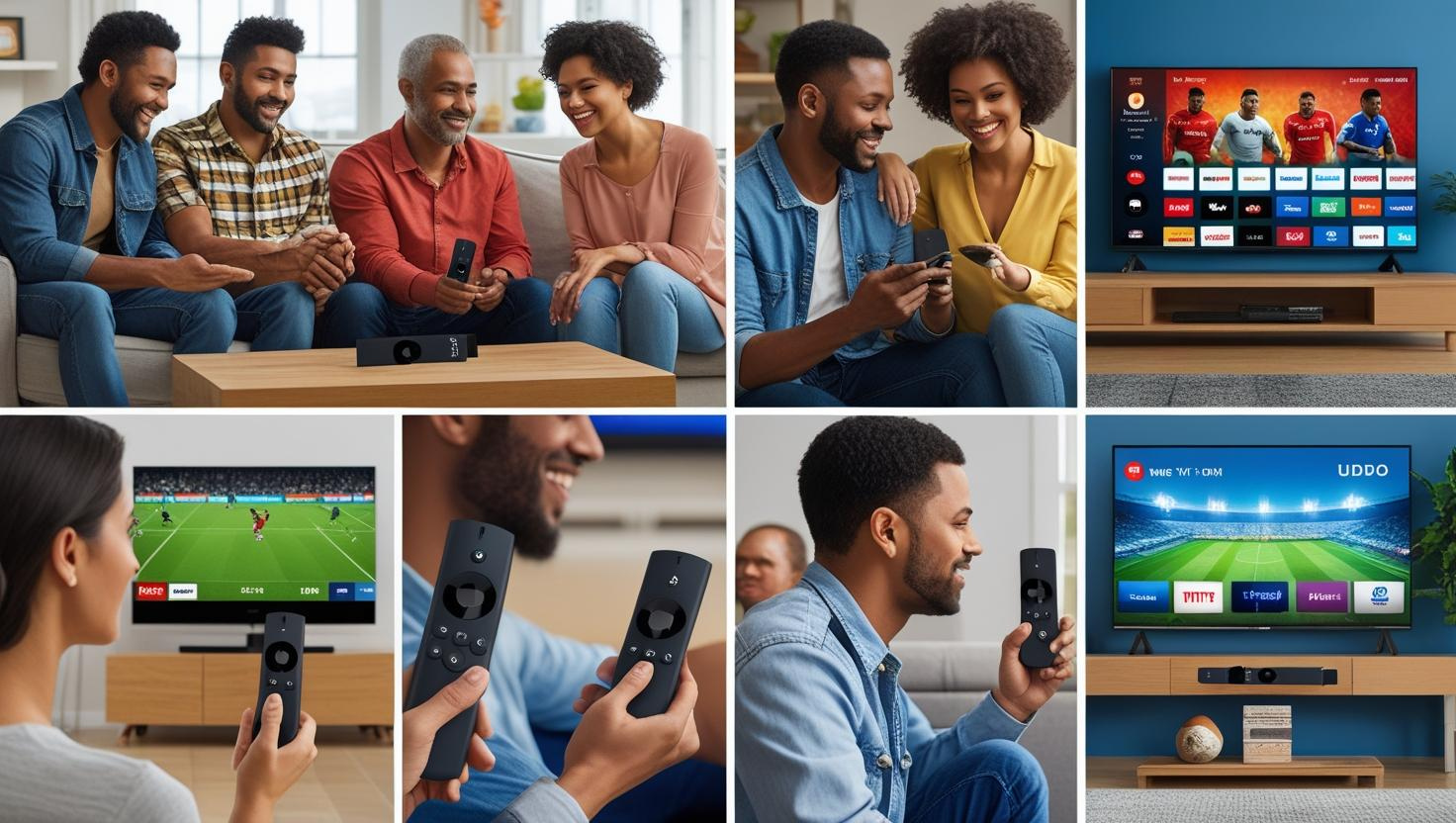 Discounted Firestick bundles and promotional deals showcased with streaming accessories.