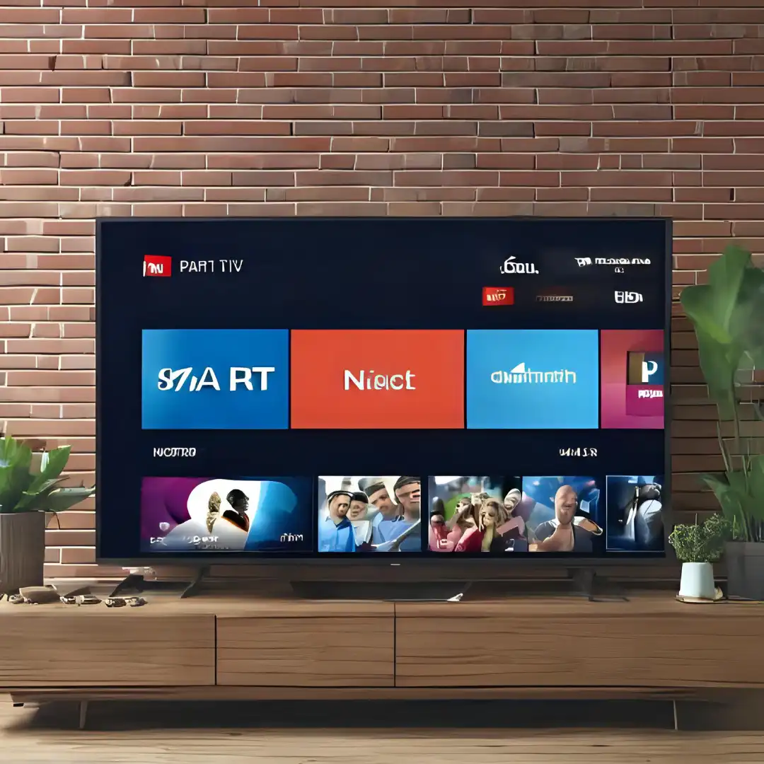 Smart IPTV app running on Samsung Smart TV with HD live channels