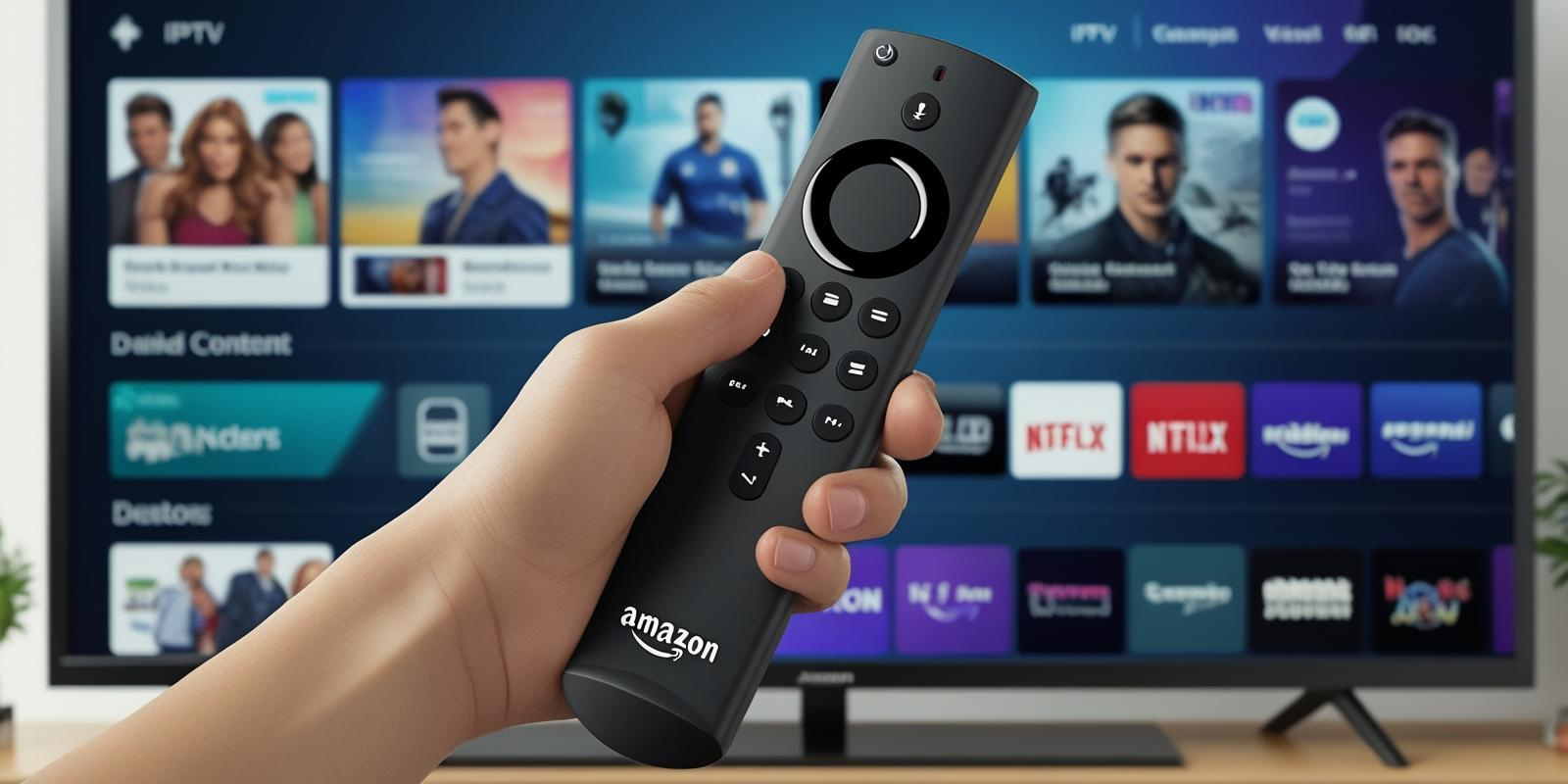 User-friendly IPTV Firestick app interface, streaming multiple channels smoothly in high definition.